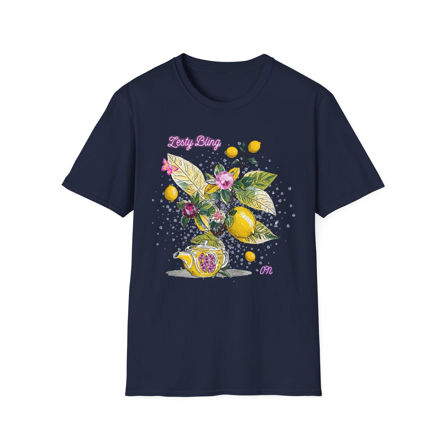 Lemon Blossom T-Shirt — Vintage Botanical Floral Graphic