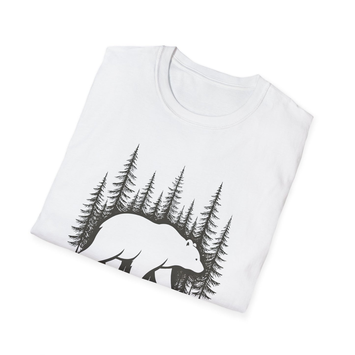 Bear Silhouette T-Shirt — Woodland Forest Graphic Tee