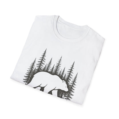 Bear Silhouette T-Shirt — Woodland Forest Graphic Tee