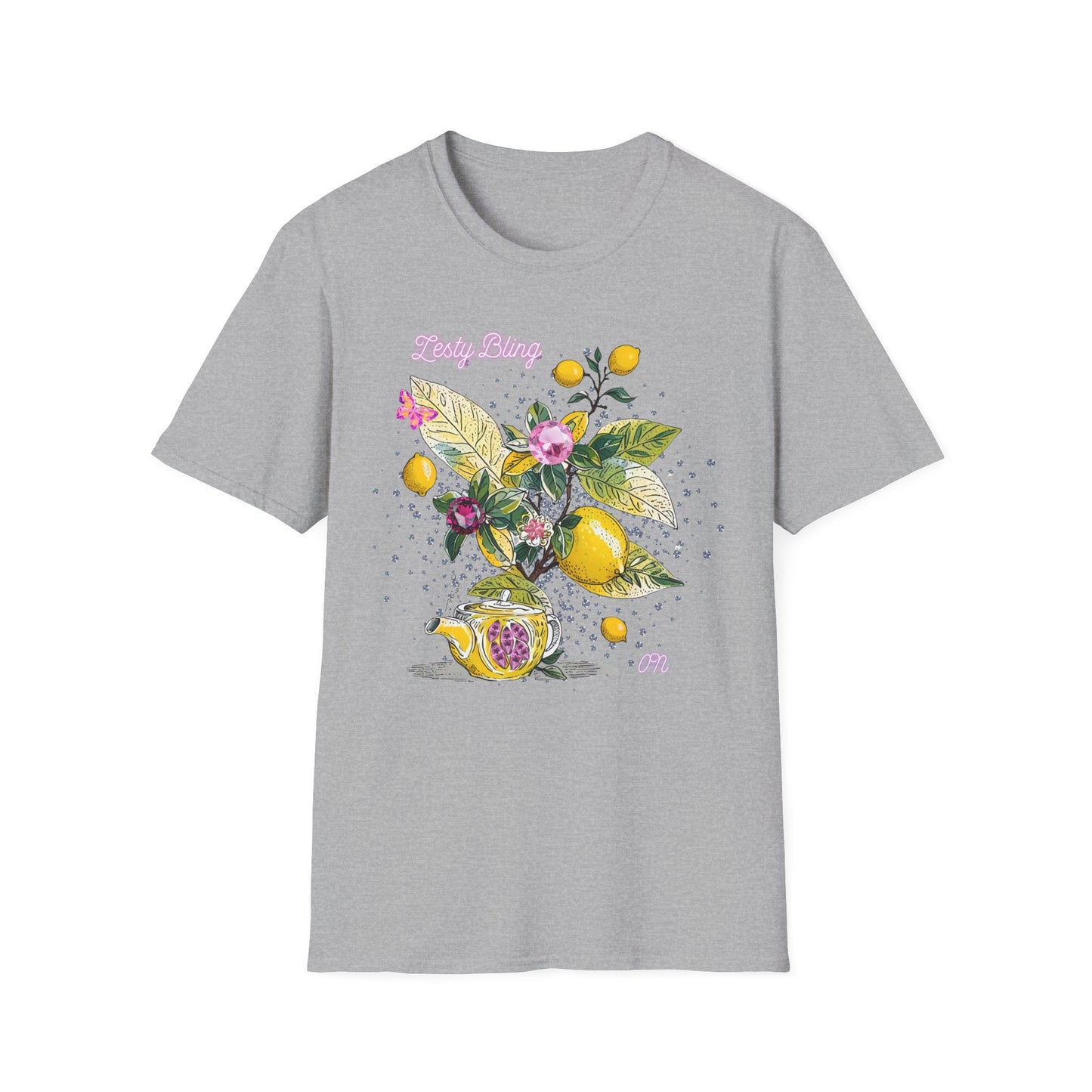 Lemon Blossom T-Shirt — Vintage Botanical Floral Graphic