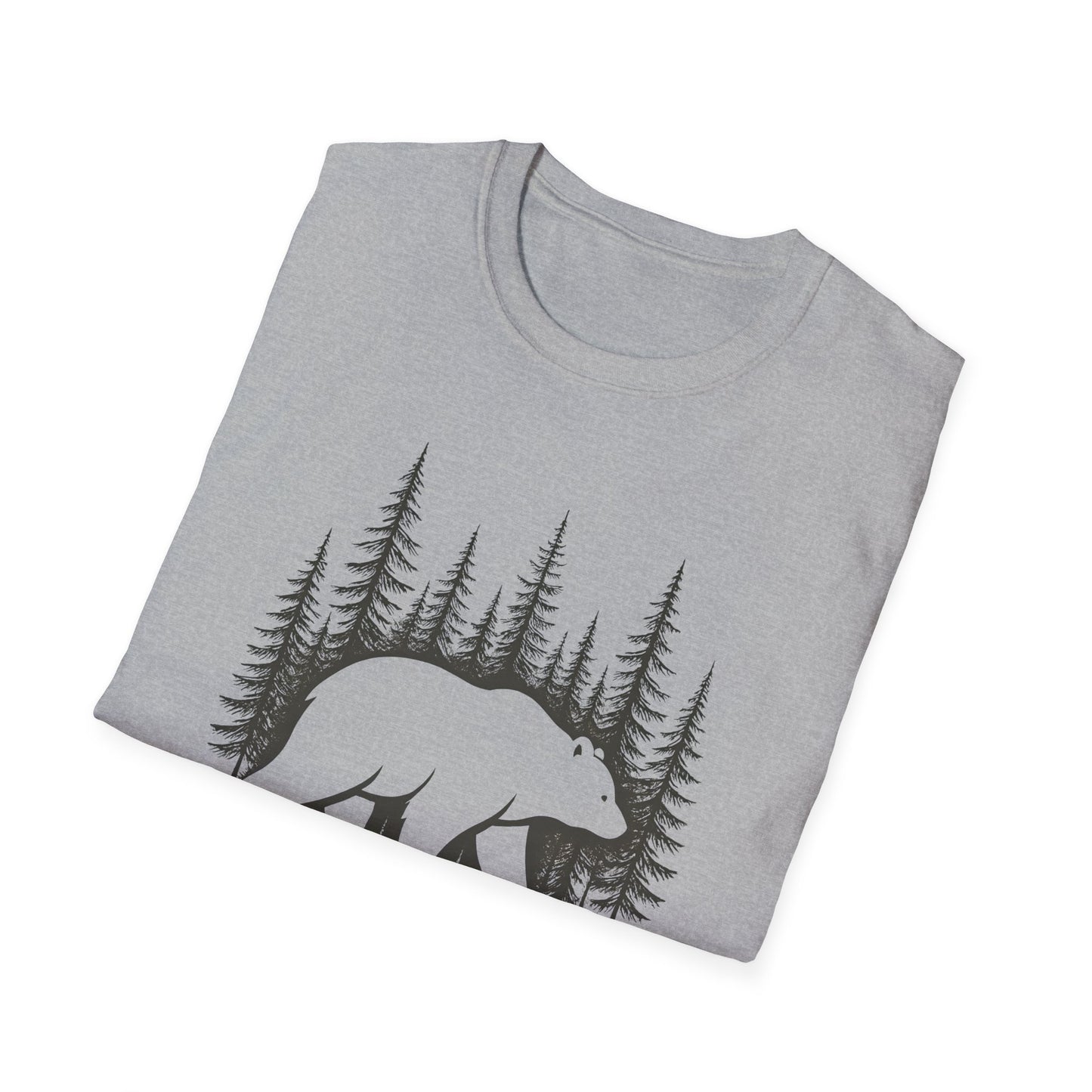 Bear Silhouette T-Shirt — Woodland Forest Graphic Tee