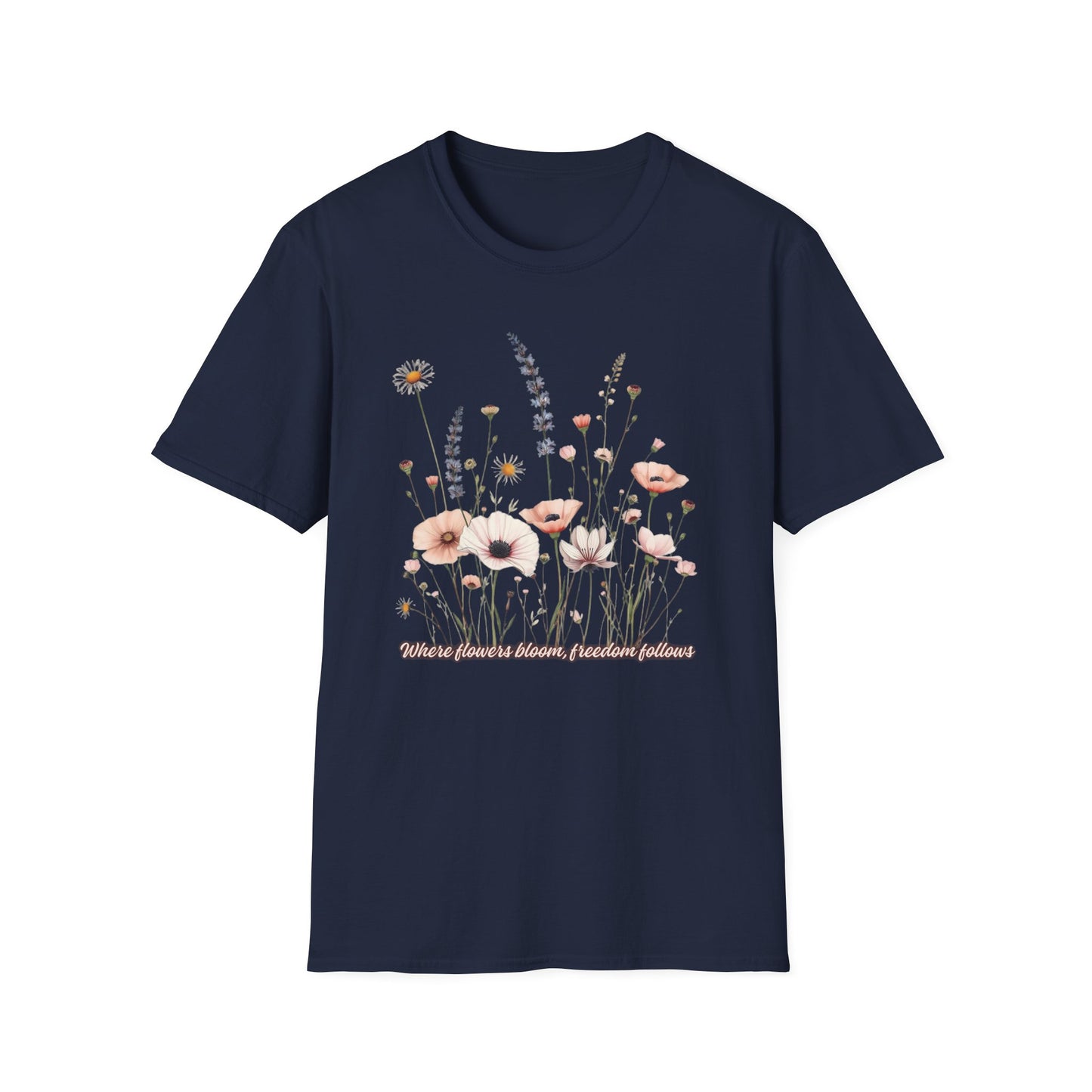 Floral Meadow Tee — Soft Pastel Wildflower T-Shirt