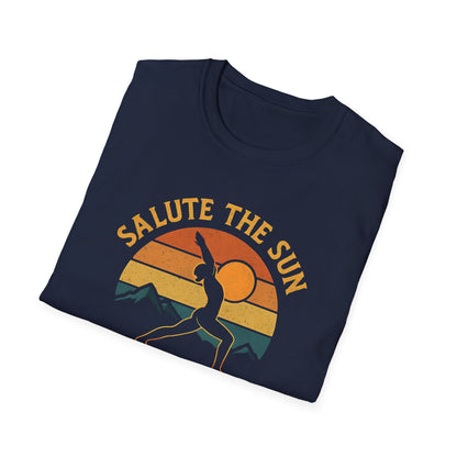 Salute the Sun T-Shirt - Yoga & Nature Inspired Mindful Living Tee