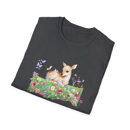 Doe in Wildflower Meadow T-Shirt