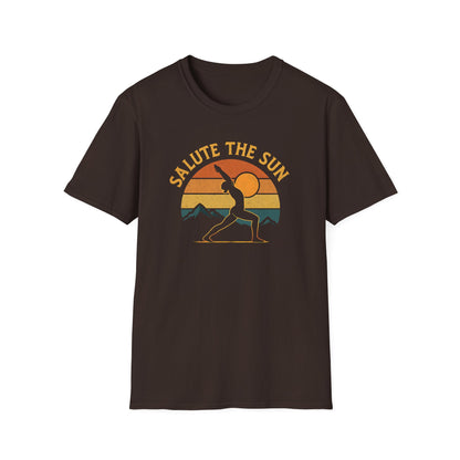 Salute the Sun T-Shirt - Yoga & Nature Inspired Mindful Living Tee