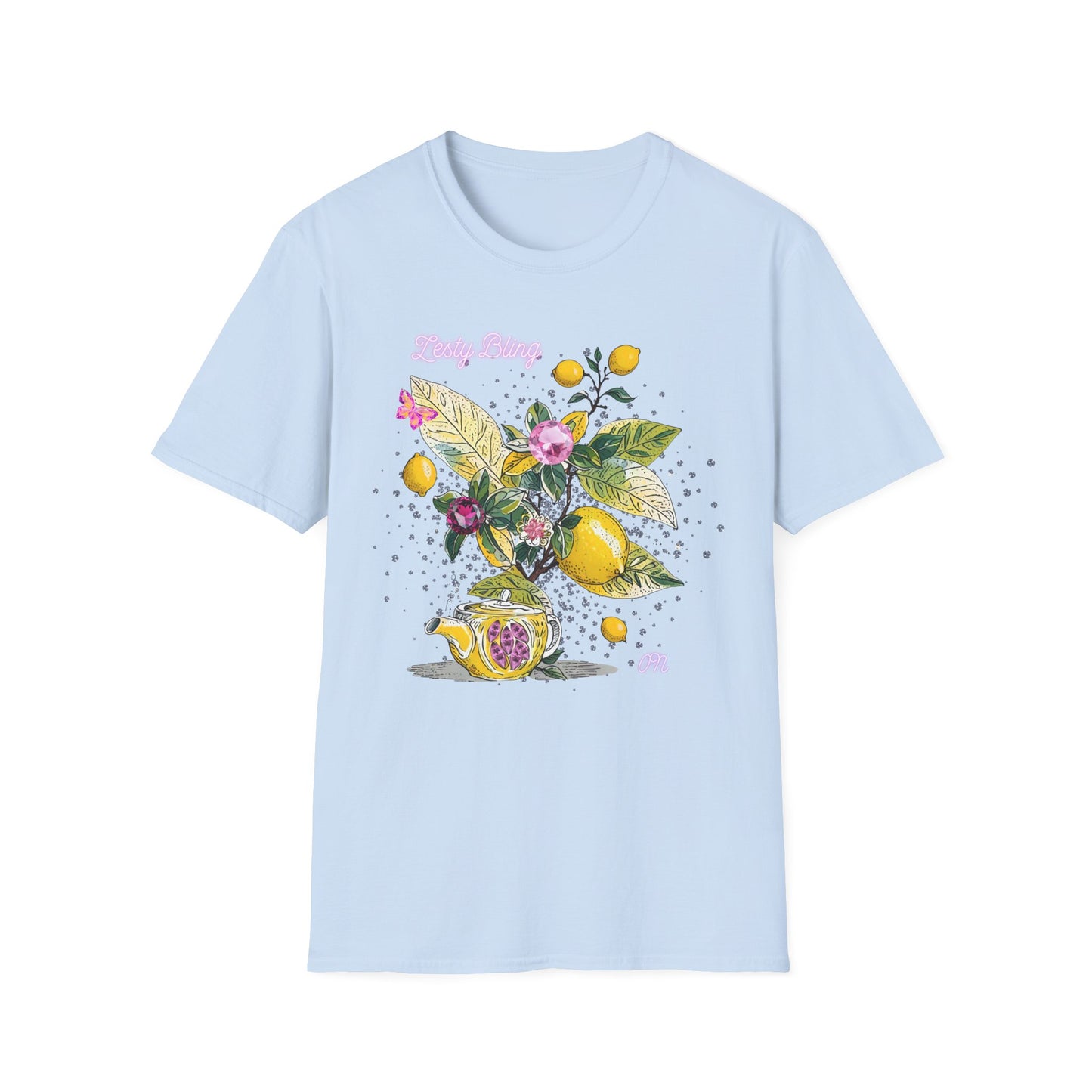Lemon Blossom T-Shirt — Vintage Botanical Floral Graphic