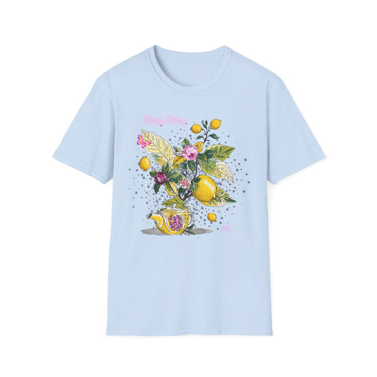 Lemon Blossom T-Shirt — Vintage Botanical Floral Graphic