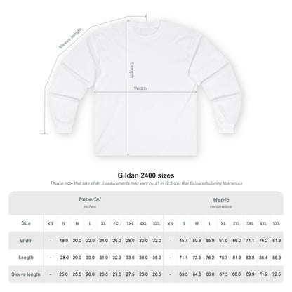 Trail Dad Long Sleeve Tee — Sunset Mountain Hiking Shirt