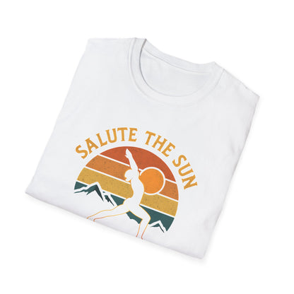 Salute the Sun T-Shirt - Yoga & Nature Inspired Mindful Living Tee