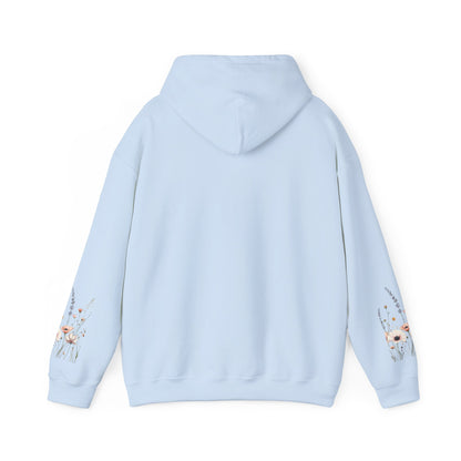 Floral Meadow Hoodie — Soft Pastel Wildflower Garden Pullover