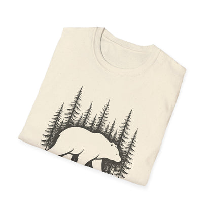 Bear Silhouette T-Shirt — Woodland Forest Graphic Tee