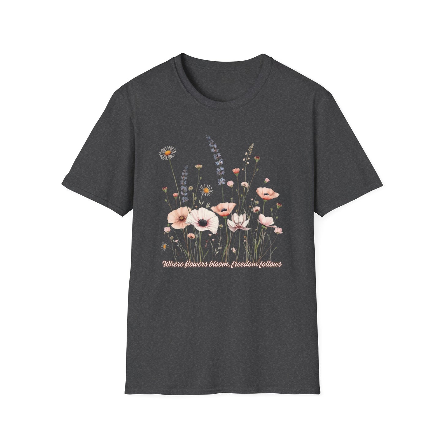 Floral Meadow Tee — Soft Pastel Wildflower T-Shirt