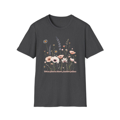 Floral Meadow Tee — Soft Pastel Wildflower T-Shirt
