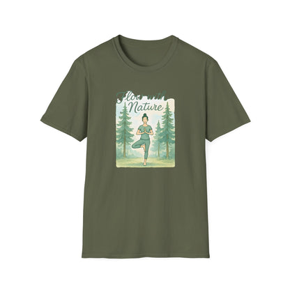 Flow with Nature T-Shirt - Mindful Living & Nature Inspired Tee