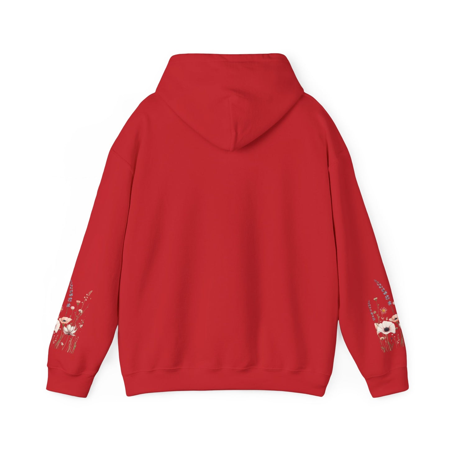 Floral Meadow Hoodie — Soft Pastel Wildflower Garden Pullover