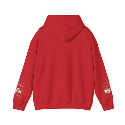 Floral Meadow Hoodie — Soft Pastel Wildflower Garden Pullover