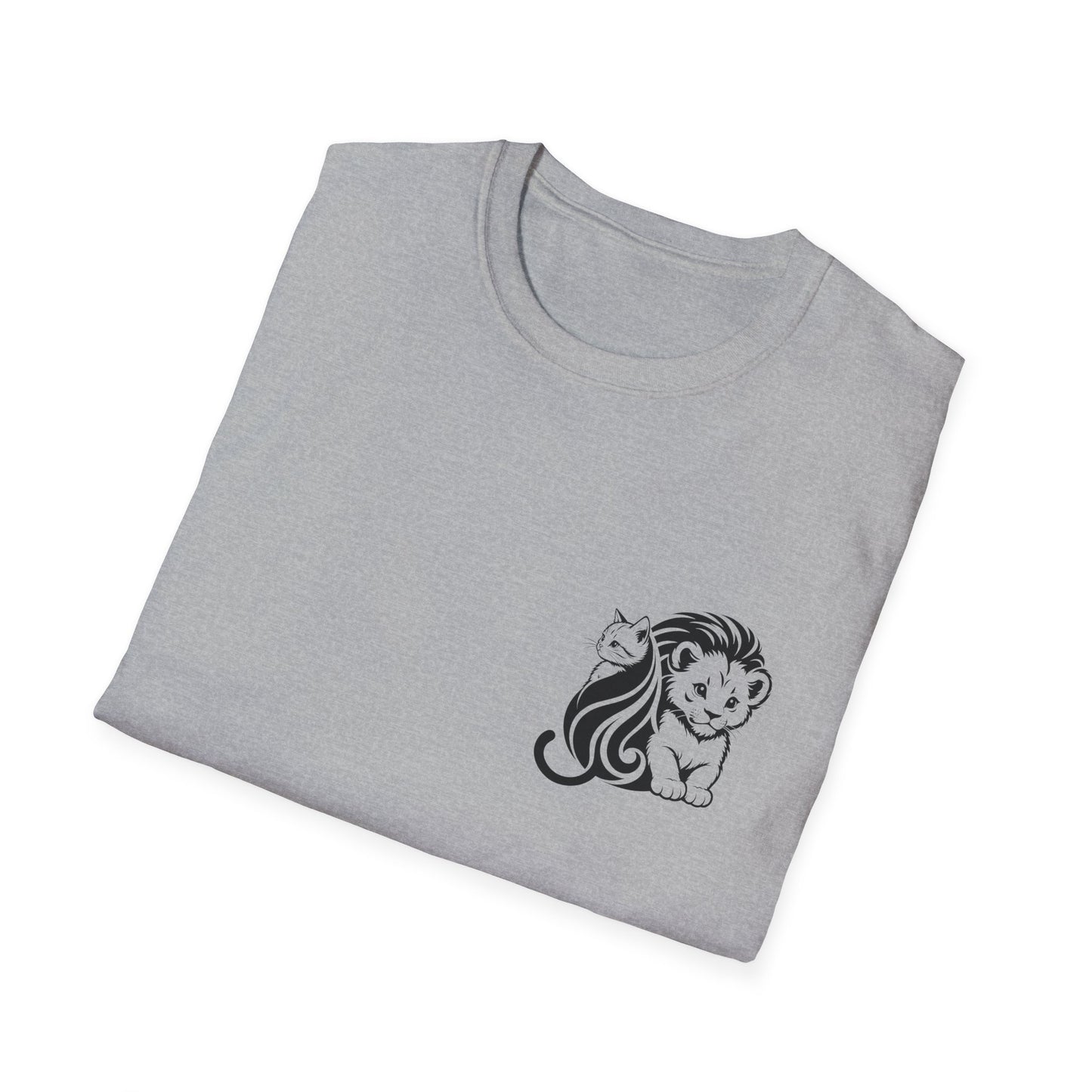Lion Cub Kitten Tee — Cute Cat & Wildlife Graphic T-Shirt