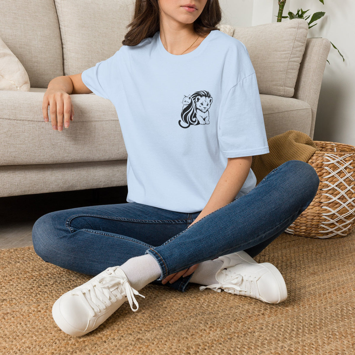 Lion Cub Kitten Tee — Cute Cat & Wildlife Graphic T-Shirt