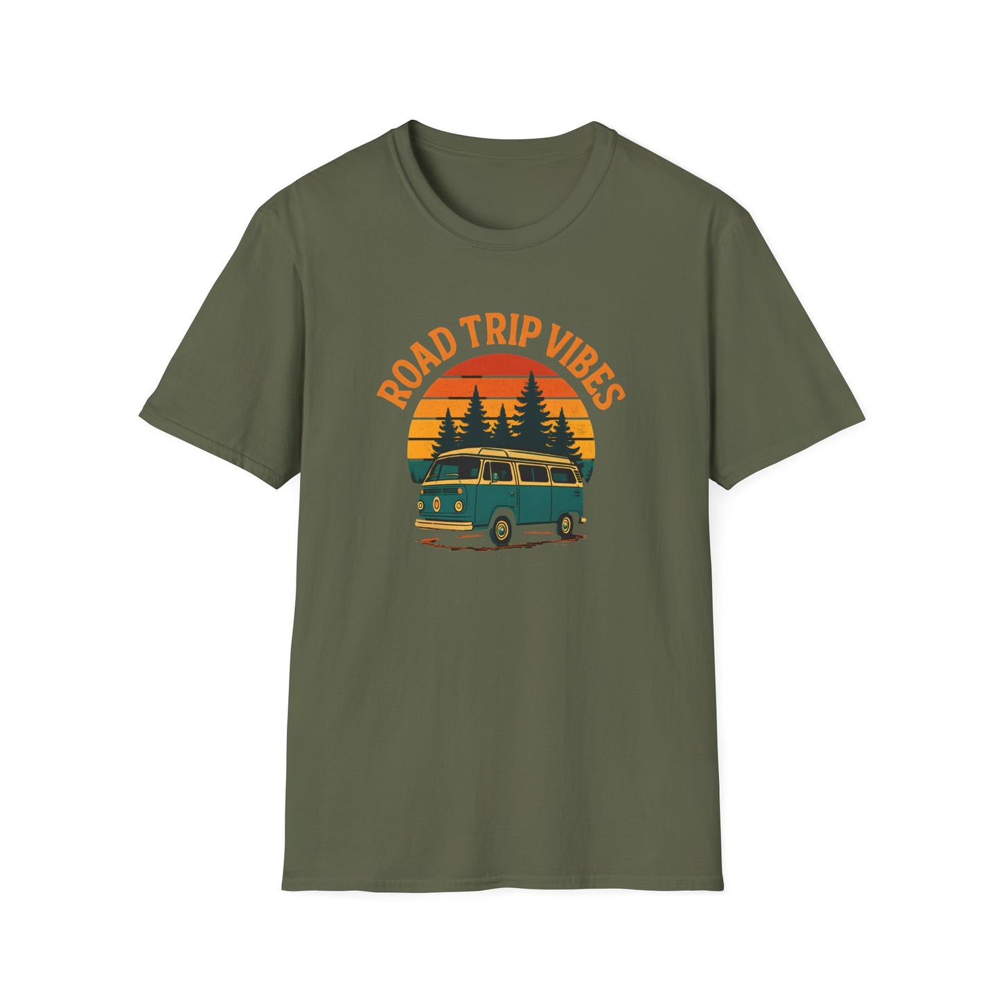 Road Trip Vibes T-Shirt - Adventure Travel & Wanderlust Tee