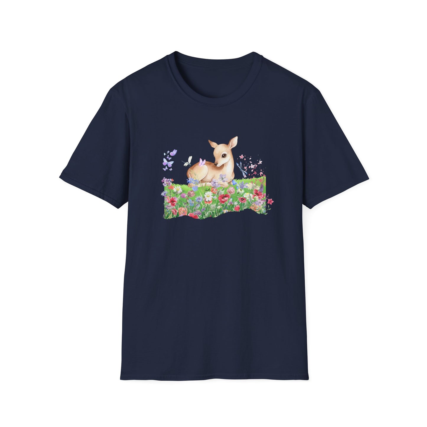Doe in Wildflower Meadow T-Shirt
