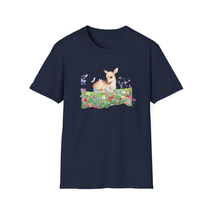 Doe in Wildflower Meadow T-Shirt