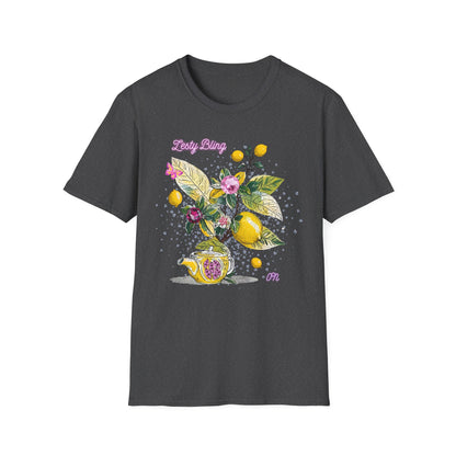 Lemon Blossom T-Shirt — Vintage Botanical Floral Graphic