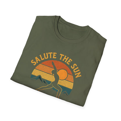 Salute the Sun T-Shirt - Yoga & Nature Inspired Mindful Living Tee