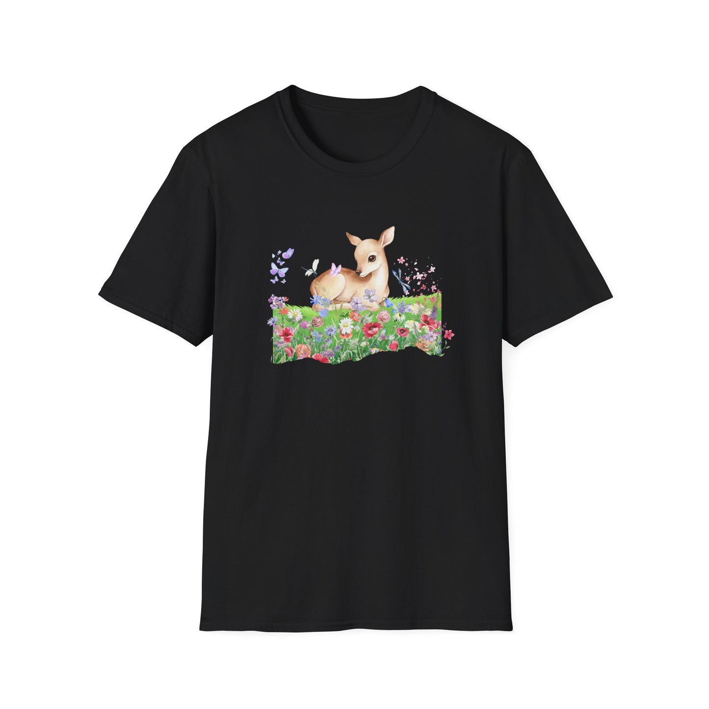 Doe in Wildflower Meadow T-Shirt