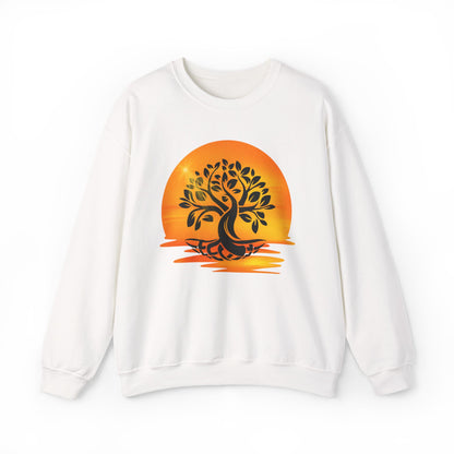Tree of Life Sweatshirt – Sunset Tribal Graphic Crewneck