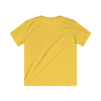 Kids Tee — Playful Corgi Puppy with Butterfly Graphic
