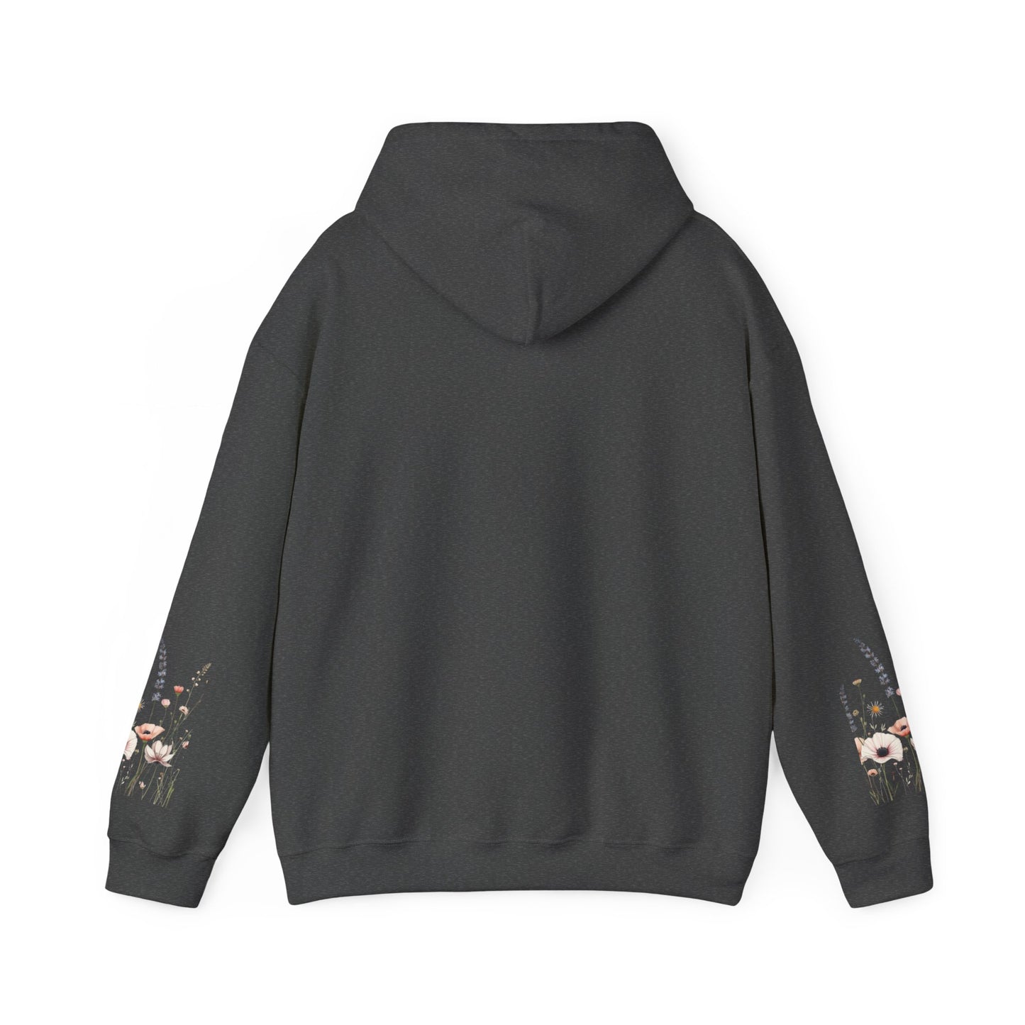 Floral Meadow Hoodie — Soft Pastel Wildflower Garden Pullover