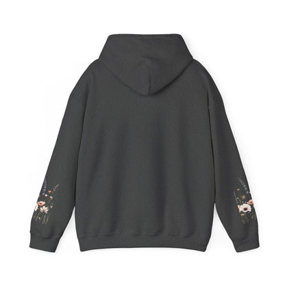 Floral Meadow Hoodie — Soft Pastel Wildflower Garden Pullover