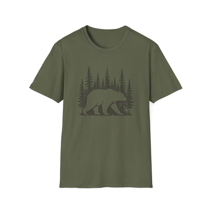 Bear Silhouette T-Shirt — Woodland Forest Graphic Tee