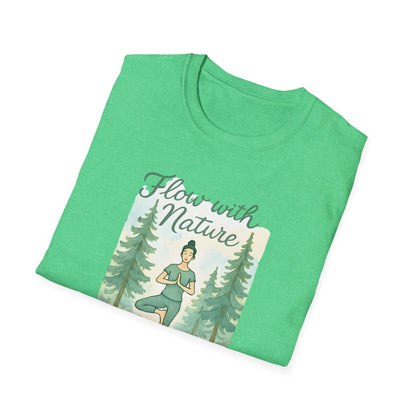 Flow with Nature T-Shirt - Mindful Living & Nature Inspired Tee
