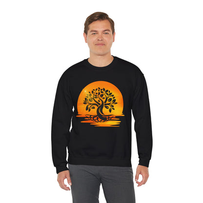 Tree of Life Sweatshirt – Sunset Tribal Graphic Crewneck