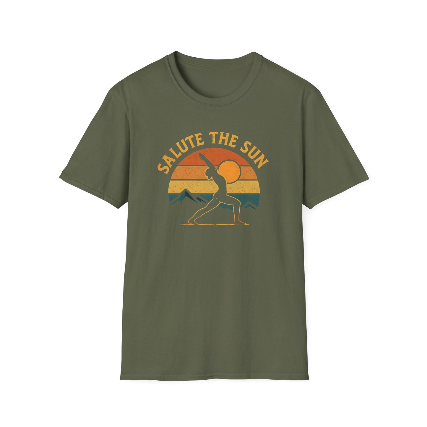 Salute the Sun T-Shirt - Yoga & Nature Inspired Mindful Living Tee
