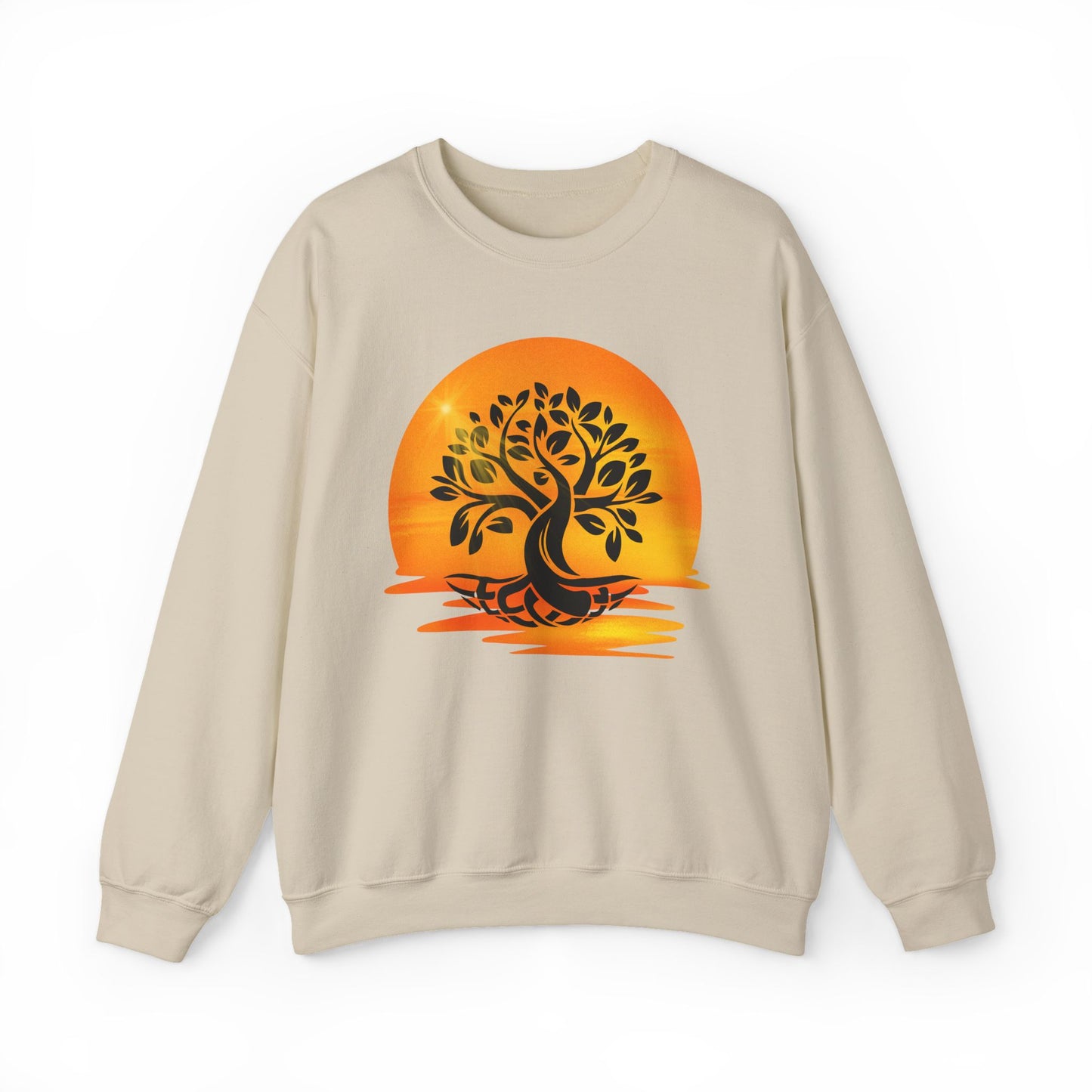 Tree of Life Sweatshirt – Sunset Tribal Graphic Crewneck
