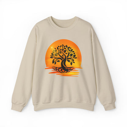 Tree of Life Sweatshirt – Sunset Tribal Graphic Crewneck