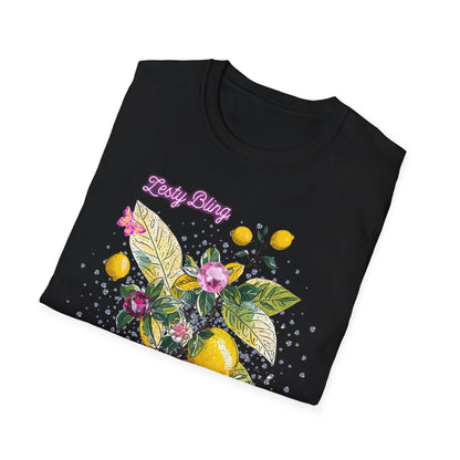 Lemon Blossom T-Shirt — Vintage Botanical Floral Graphic