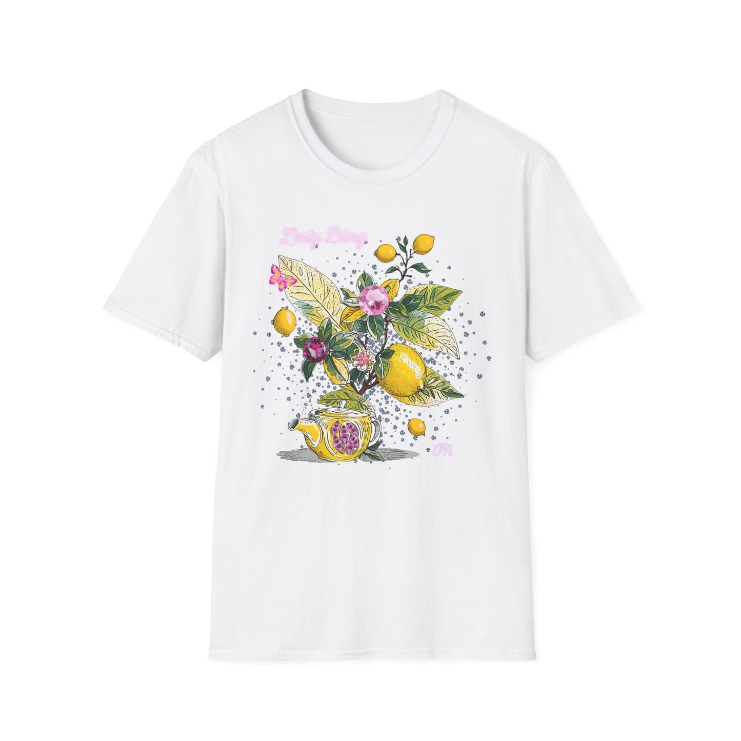 Lemon Blossom T-Shirt — Vintage Botanical Floral Graphic