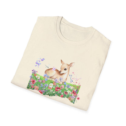 Doe in Wildflower Meadow T-Shirt