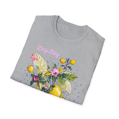 Lemon Blossom T-Shirt — Vintage Botanical Floral Graphic