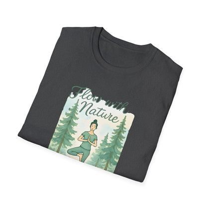Flow with Nature T-Shirt - Mindful Living & Nature Inspired Tee