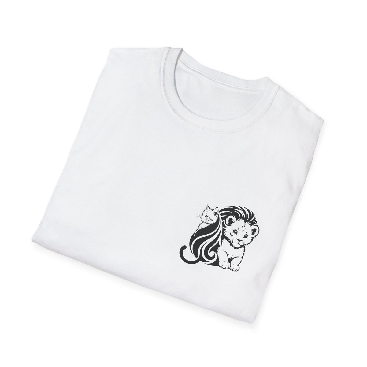 Lion Cub Kitten Tee — Cute Cat & Wildlife Graphic T-Shirt