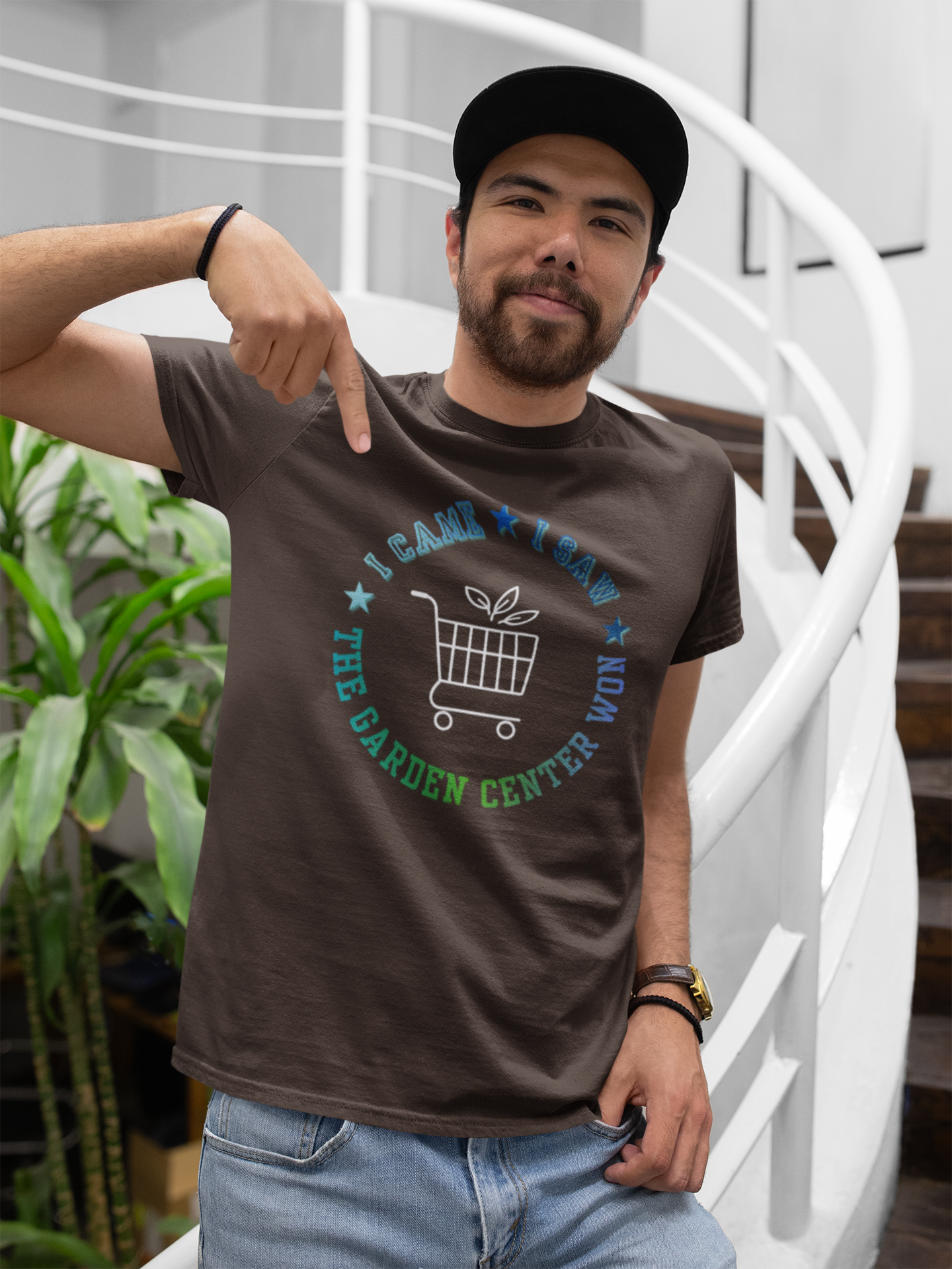 Garden Center T-Shirt — I Came, I Saw, The Garden Center Won Tee