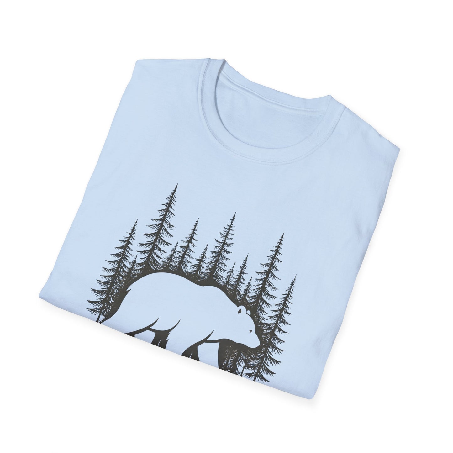Bear Silhouette T-Shirt — Woodland Forest Graphic Tee