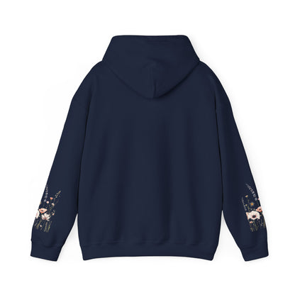 Floral Meadow Hoodie — Soft Pastel Wildflower Garden Pullover
