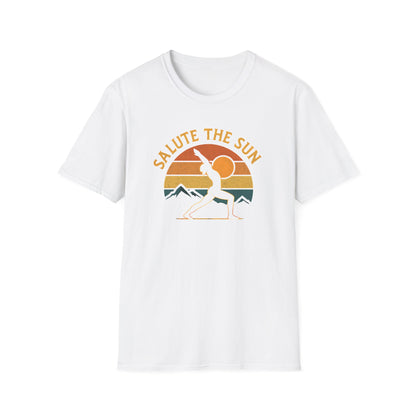 Salute the Sun T-Shirt - Yoga & Nature Inspired Mindful Living Tee