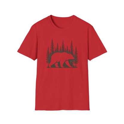 Bear Silhouette T-Shirt — Woodland Forest Graphic Tee