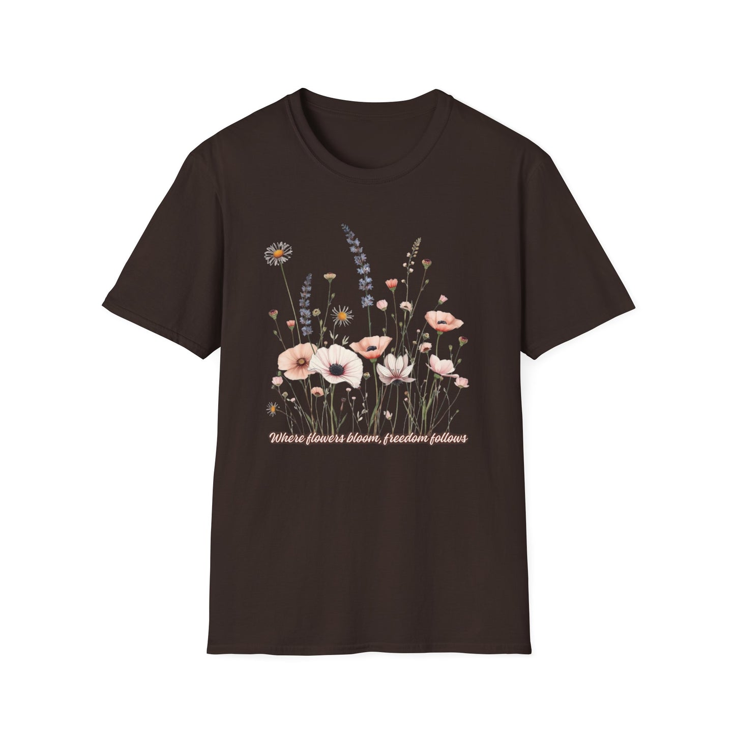 Floral Meadow Tee — Soft Pastel Wildflower T-Shirt